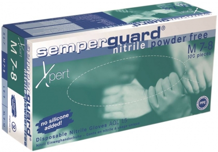 Manusi din nitril - Manusi nitril nepudrate SEMPERGUARD EXPERT