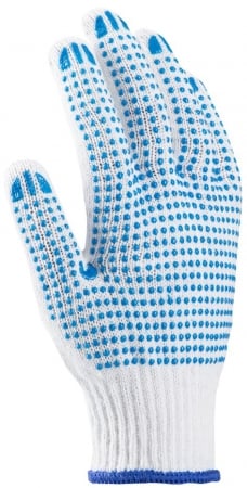 Manusi de protectie textile Ardon QERRY, cu aplicatii PVC anti alunecare [0]