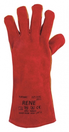 Manusi de protectie sudura Ardon RENE, piele spalt bovina, 35 cm [3]