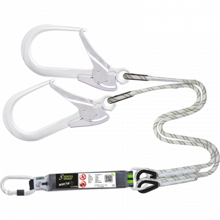 Echipament pentru lucru la inaltime - Mijloc de legatura static cu absorbitor de energie in Y Kratos FA3062115, ABS EN 45MM, d=11mm, L=1.5M