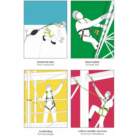 Lonja cu absorbitor de soc Kratos FA3050315 KERNMANTLE, ABS EN 45MM, d=12mm, L=1.5m [2]