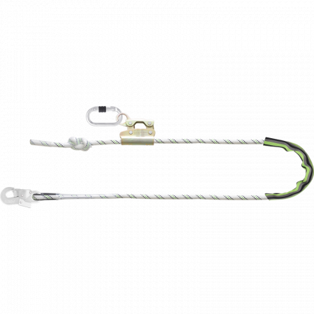 Echipament pentru lucru la inaltime - Mijloc de pozitionare static Kratos FA4090320 KERNMANTLE, d=12mm, L=max 2m, reglare automata