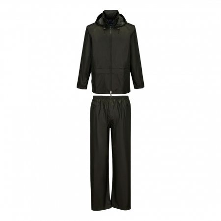 Imbracaminte de lucru - Costum de ploaie Portwest ESSENTIAL L440 din 2 piese, 100% poliester, 190 gr/mp