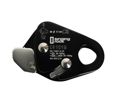 Sisteme si opritoare de cadere - Opritor de cadere Singing Rock LOCKER W1010BB09, 188g, potrivit pentru corzi statice de 11mm