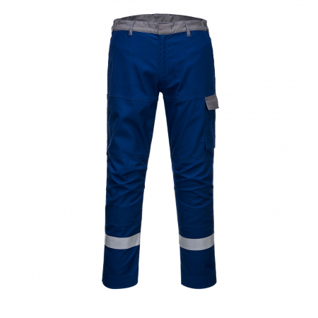 Imbracaminte de lucru - Pantaloni ignifugi Portwest BIZFLAME ULTRA FR06, bicolori, 80% bumbac, 19% poliester, 1% fibra de carbon, 340g