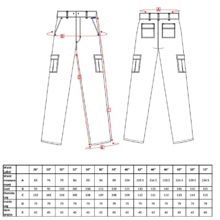 Pantaloni de lucru in talie Portwest COMBAT C701, 65% poliester, 35% bumbac, 245g [1]