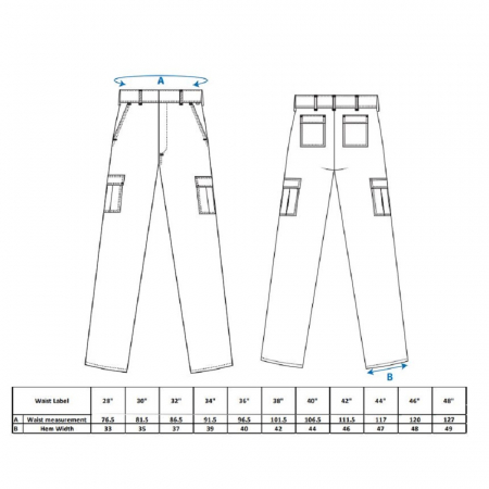 Pantaloni de lucru in talie Portwest COMBAT SLIM STRECH S231, 98% bumbac, 2% elastan, 255g [1]