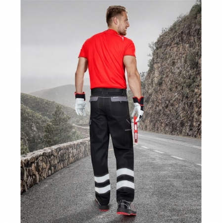 Pantaloni de lucru cu benzi reflectorizante Ardon COOL TREND REFLEX, 100% bumbac, 260 gr/mp [1]