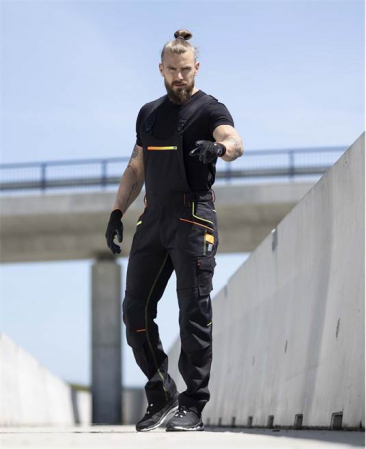 Pantaloni salopeta cu pieptar Ardon CREATRON, 98% bumbac, 2% elastan, 250 gr/mp [1]