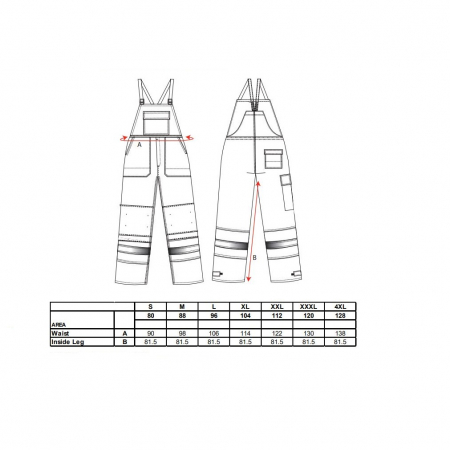 Pantaloni salopeta cu pieptar ignifugi Portwest BIZFLAME PLUS FR27,  99% bumbac, 1% fibra de carbon, 350g [1]