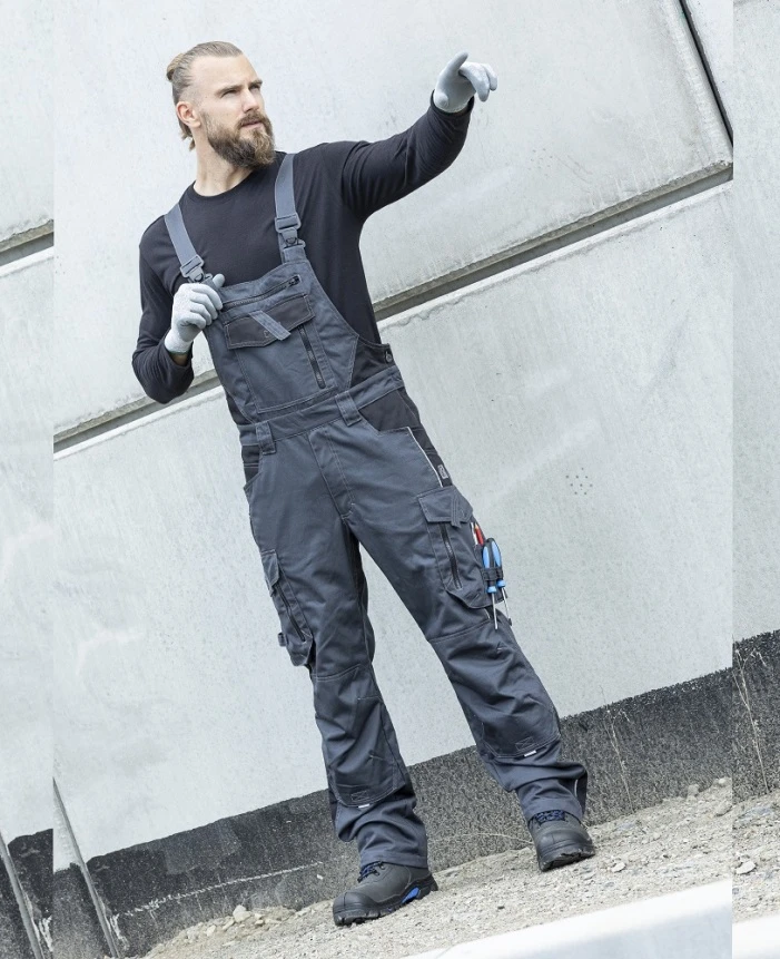 Pantaloni cu pieptar vatuiti de iarna Ardon VISION, tercot 60/40, 260 gr/mp [1]