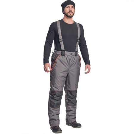 Pantaloni cu pieptar vatuiti de iarna Cerva CREMONE WINTER, 100% poliester, 160 gr/mp [3]