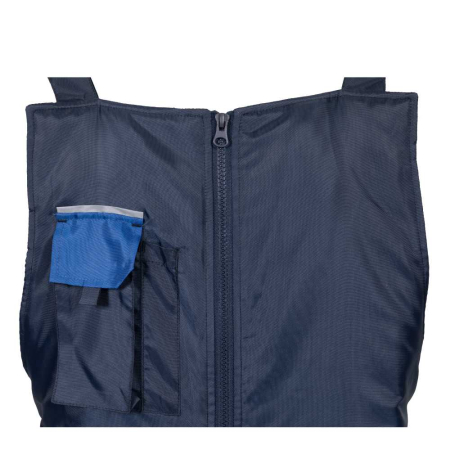 Pantaloni cu pieptar vatuiti de iarna Renania ANDURA WINTER BLUE, 100% poliester [5]
