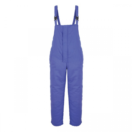 Pantaloni pieptar vatuiti - Pantaloni cu pieptar vatuiti de iarna Renania IVAN, 100% bumbac, 300gr/mp