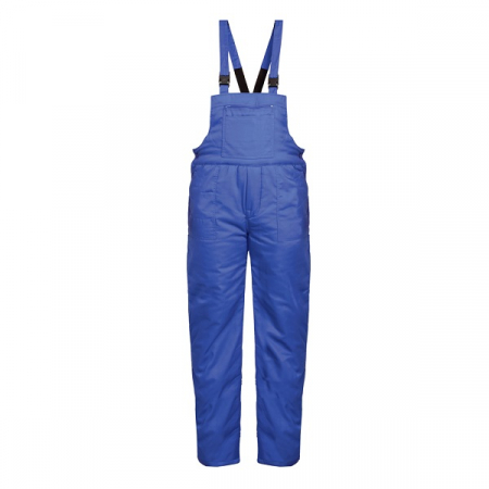 Pantaloni pieptar vatuiti - Pantaloni cu pieptar vatuiti de iarna Renania MINSK, tercot 65/35