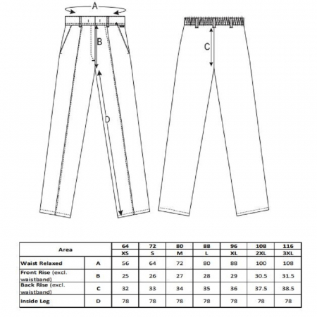 Pantaloni de lucru in talie dama Portwest LW97,elastici, 65% poliester, 35% bumbac, 210g [1]