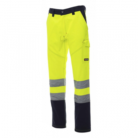 Imbracaminte de lucru - Pantaloni de lucru cu benzi reflectorizante Payper CHARTER, 50% bumbac, 50% poliester, 250 gr/mp