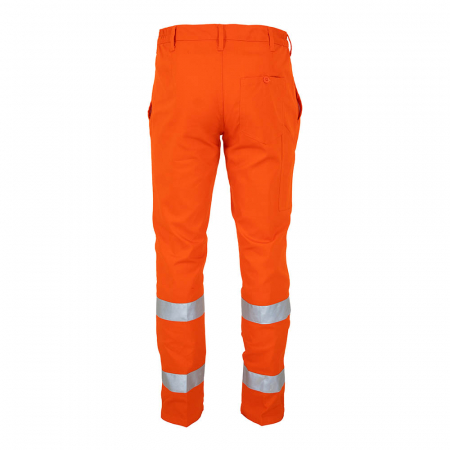 Pantaloni de lucru cu benzi reflectorizante Renania Warning ROAD, 100% bumbac, 260gr/mp [5]