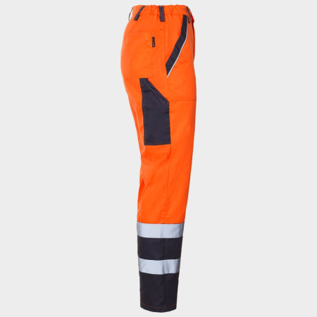 Pantaloni de lucru cu benzi reflectorizante Stenso COLLINS SUMMER HV, tercot 35/65, 240 gr/mp [1]