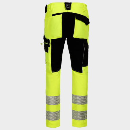 Pantaloni de lucru cu benzi reflectorizante Stenso REVOLT HV 4STRETCH, 100% poliester, 280 gr/mp [2]