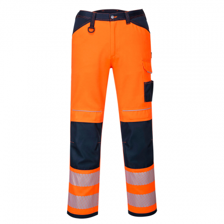 Imbracaminte de lucru - Pantaloni reflectorizanti Portwest  PW3 PW340, 65% poliester, 35% bumbac, 300g