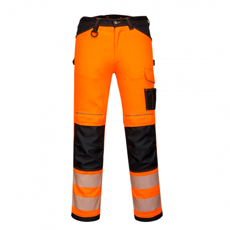Imbracaminte de lucru - Pantaloni reflectorizanti Portwest  PW3 PW340, 65% poliester, 35% bumbac, 300g