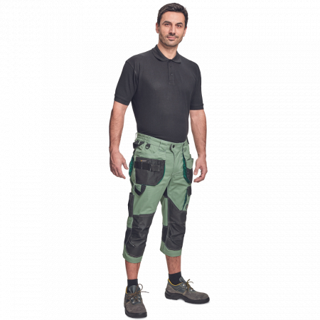Pantaloni de lucru in talie 3/4 Cerva DAYBORO, 62% bumbac, 35% poliester, 3% elastan, 260 gr/mp [1]