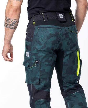 Pantaloni de lucru in talie Ardon CREATRON CAMO, 98% bumbac, 2% elastan, 250 gr/mp [4]