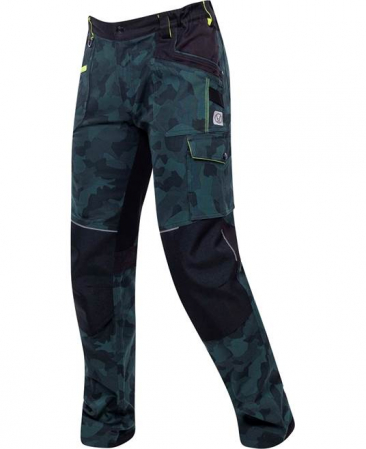 Imbracaminte de lucru - Pantaloni de lucru in talie Ardon CREATRON CAMO, 98% bumbac, 2% elastan, 250 gr/mp