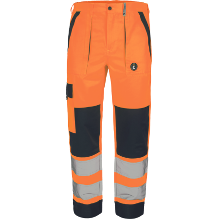 Pantaloni de lucru in talie cu benzi reflectorizante Cerva MAX NEO HV, 65% poliester, 35% bumbac, 250 gr/mp [4]