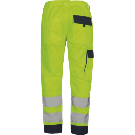 Pantaloni de lucru in talie cu benzi reflectorizante Cerva MAX NEO HV, 65% poliester, 35% bumbac, 250 gr/mp [2]