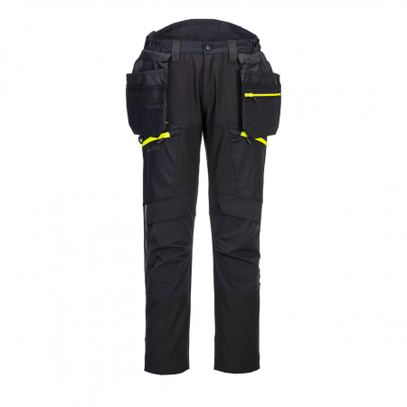 Imbracaminte de lucru - Pantaloni de lucru in talie impermeabili Portwest DX450, 92% poliester, 8% elastan, 315 gr/mp