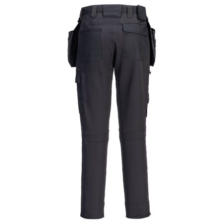 Pantaloni de lucru in talie Portwest DX456, 93% poliester, 7% elastan, 270 gr/mp [1]