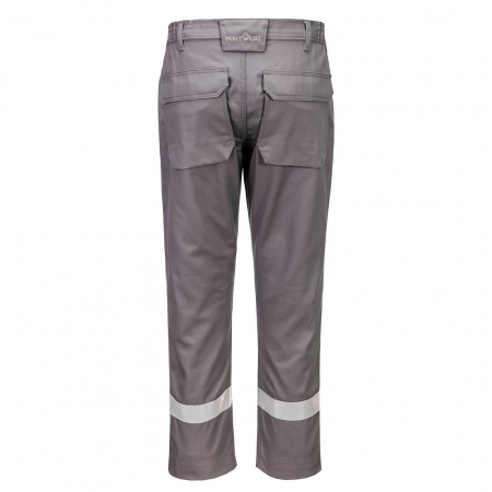 Pantaloni de lucru in talie Portwest FR417 Chemical Resistant, 99% bumbac, 1% fibra de carbon, 280 gr/mp [1]