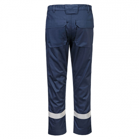 Pantaloni de lucru in talie Portwest FR417 Chemical Resistant, 99% bumbac, 1% fibra de carbon, 280 gr/mp [1]