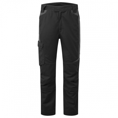 Imbracaminte de lucru - Pantaloni de lucru in talie Portwest T747, 65% poliester, 33% bumbac, 2% elastan, 245 gr/mp