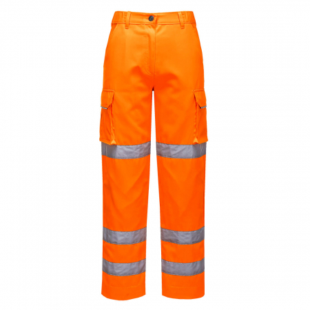Pantaloni talie reflectorizanti - Pantaloni de lucru in talie reflectorizanti Portwest LW71, 65% poliester, 35% bumbac, 245 gr/mp