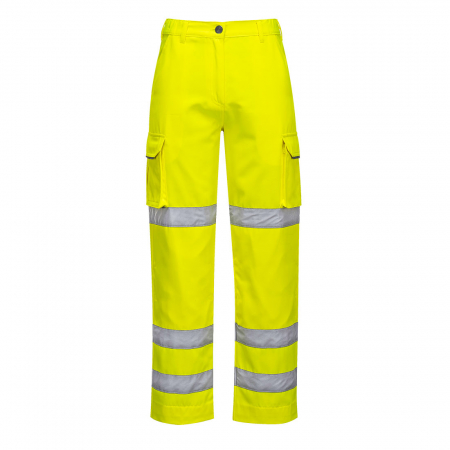 Pantaloni de lucru in talie reflectorizanti Portwest LW71, 65% poliester, 35% bumbac, 245 gr/mp [0]