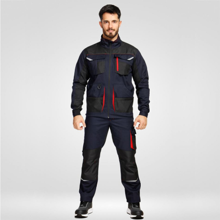 Pantaloni de lucru Stenso KASTOR STRETCH, 65% poliester, 32% bumbac, 3% spandex, 250 gr/mp [1]