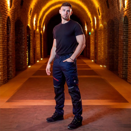 Pantaloni de lucru Stenso REVOLT 4STRETCH, 57% bumbac, 40% poliester, 3% spandex, 240 gr/mp [1]