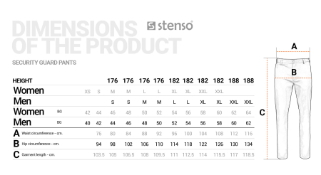 Pantaloni de lucru in talie Stenso VEGAS, 190 gr/mp [1]