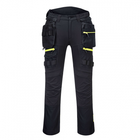 Imbracaminte de lucru - Pantaloni de lucru in talie Portwest HOLSTER DX440 DX3, cu benzi reflectorizante, 93% poliester, 7% elastan, 270g