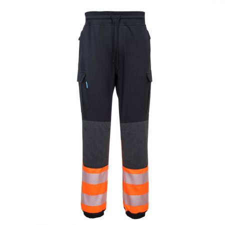 Imbracaminte de lucru - Pantaloni de lucru in talie Portwest FLEXI KX3 KX341, cu benzi reflectorizante, 93% poliester, 7% elastan, 270g