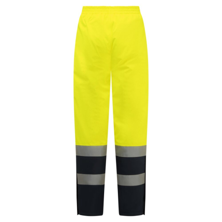 Pantaloni ignifugati reflectorizanti Portwest FR434 Rain+ Hi-Vis Multi-Norm, 60% poliester, 21% modacrilic, 18% bumbac, 1% fibra carbon, 270 gr/mp [1]