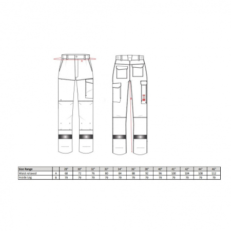 Pantaloni ignifugi reflectorizanti Portwest BIZFLAME ULTRA FR66 ,80% bumbac, 19% poliester, 1% fibra de carbon, 340g [1]