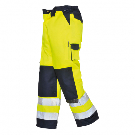 Pantaloni reflectorizanti Portwest LYON TX51, 65% poliester, 35% bumbac, 245 gr/mp
