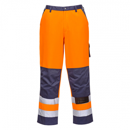 Imbracaminte de lucru - Pantaloni reflectorizanti Portwest LYON TX51, 65% poliester, 35% bumbac, 245 gr/mp