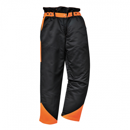Imbracaminte de lucru - Pantaloni in talie Portwest OAK CH11, pentru forestieri, 65% poliester, 35% bumbac, 245g