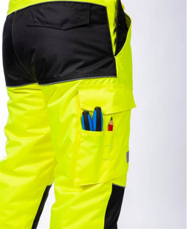 Pantaloni reflectorizanti cu pieptar de iarna Ardon HOWARD, 100% poliester [3]