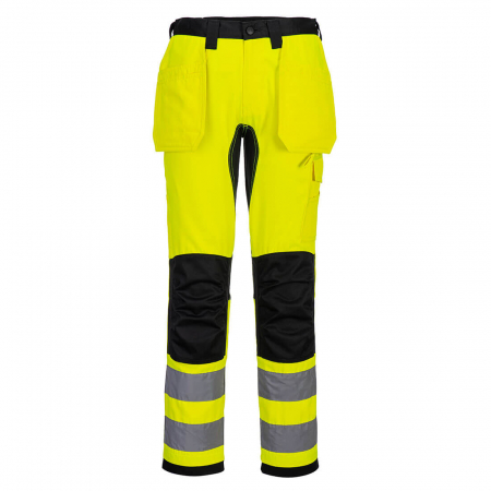 Imbracaminte de lucru - Pantaloni reflectorizanti in talie Portwest CD889, 65% poliester, 35% bumbac, 245 gr/mp
